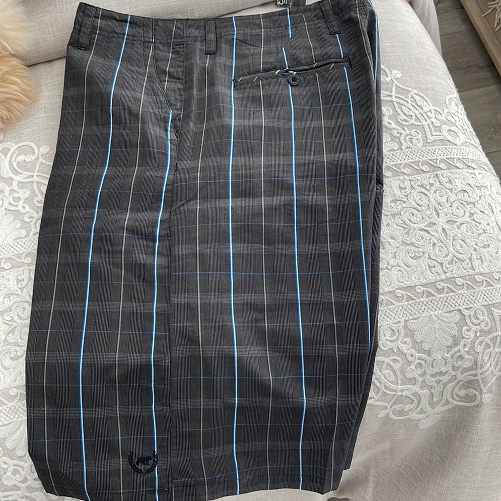 Mens plaid mens shorts